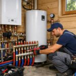 Монтаж отопления дачного дома в Звенигороде