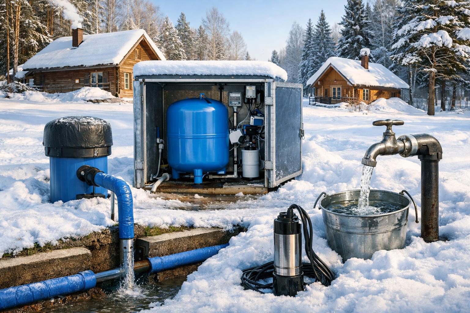 Почему Звенигород выбирает зимнее водоснабжение от скважины: преимущества для частного загородного дома, дачи и коттеджа