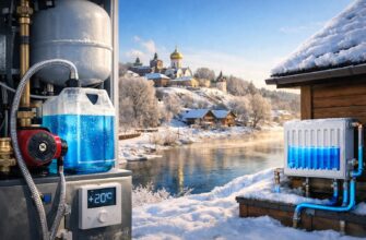 Звенигород: преимущества использования антифриза в автономном отоплении