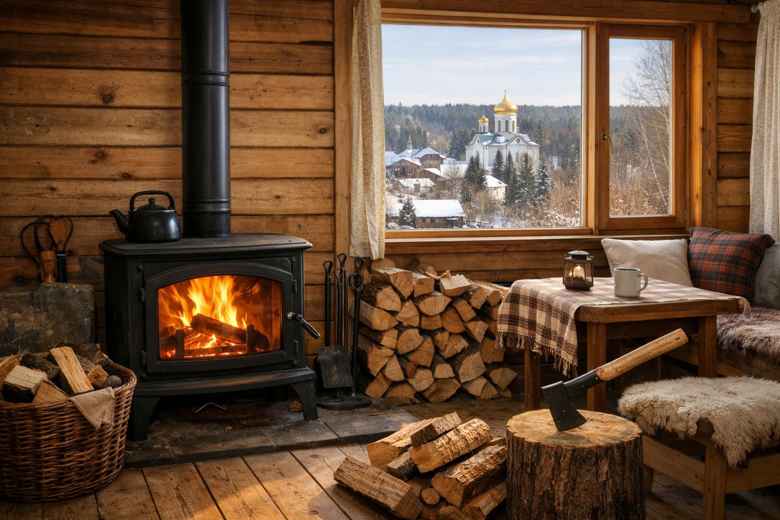 Почему дровяное отопление — оптимальный выбор для дачи в Звенигороде