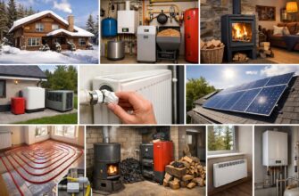 Отопление частного дома в Звенигороде: обзор всех видов