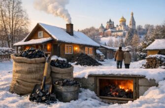 Отопление углём в Звенигороде