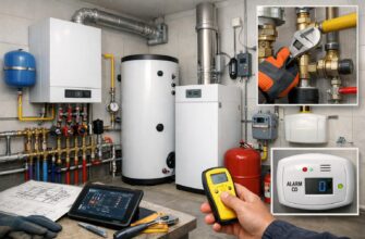 Котельная газового отопления в Звенигороде