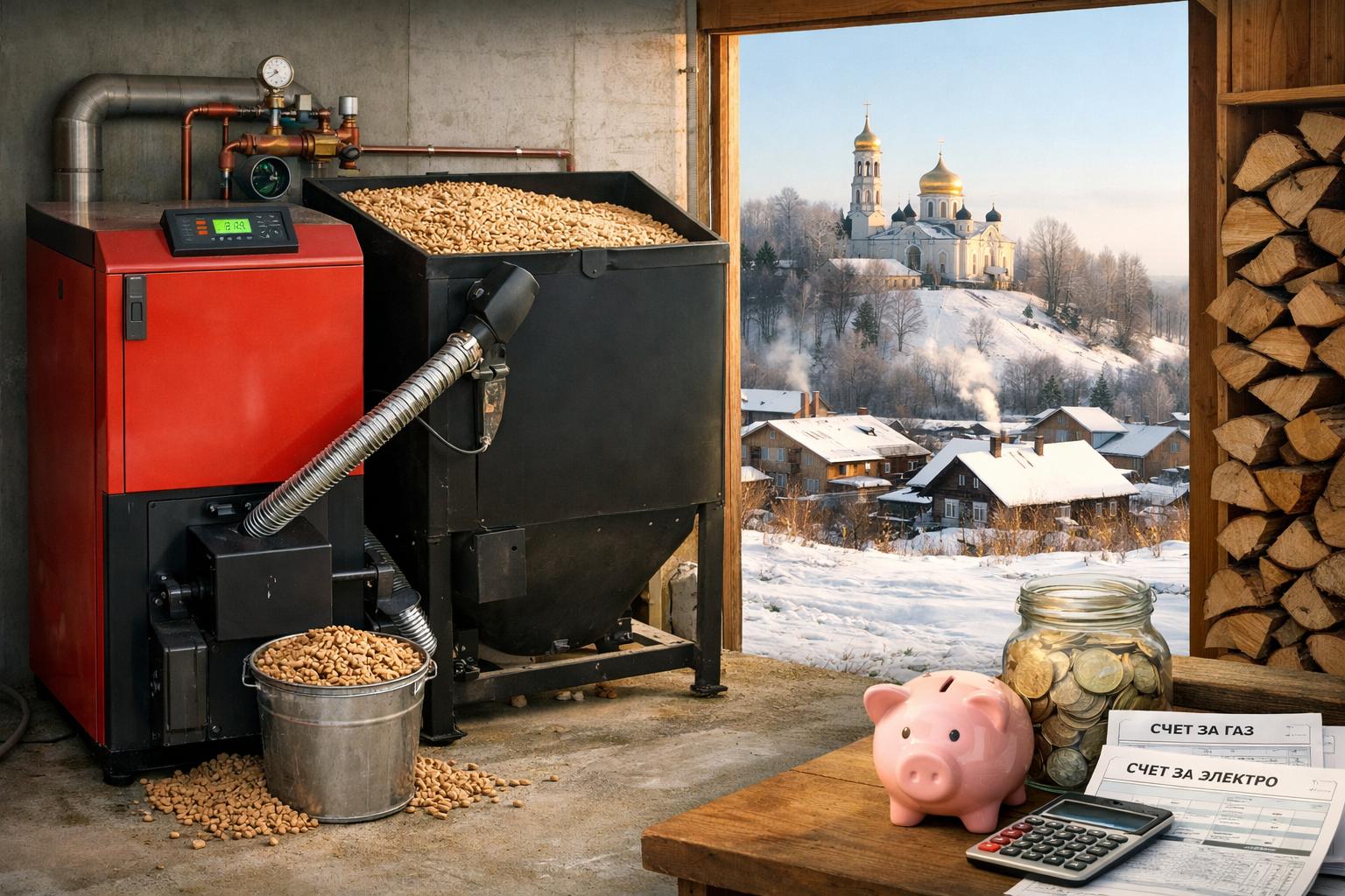 Почему пеллетное отопление в Звенигороде — экономия, которую вы почувствуете