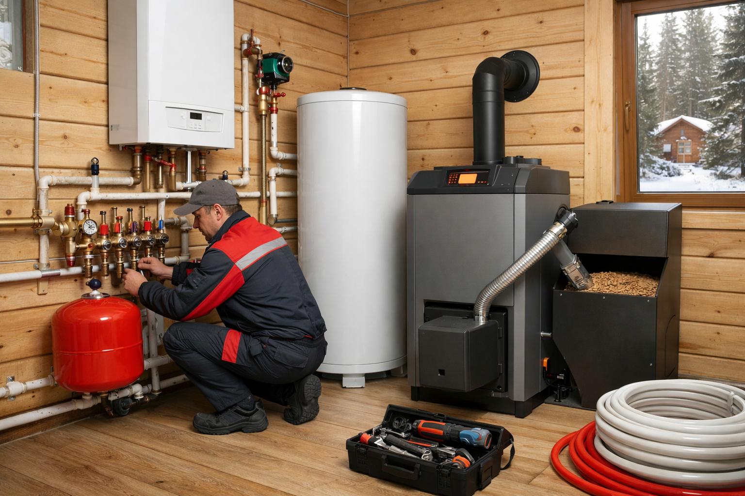 Отопление дачи в Звенигороде — профессиональная установка под ключ от «Звенигород — системы отопления водоснабжения 8 495 744 67 74»