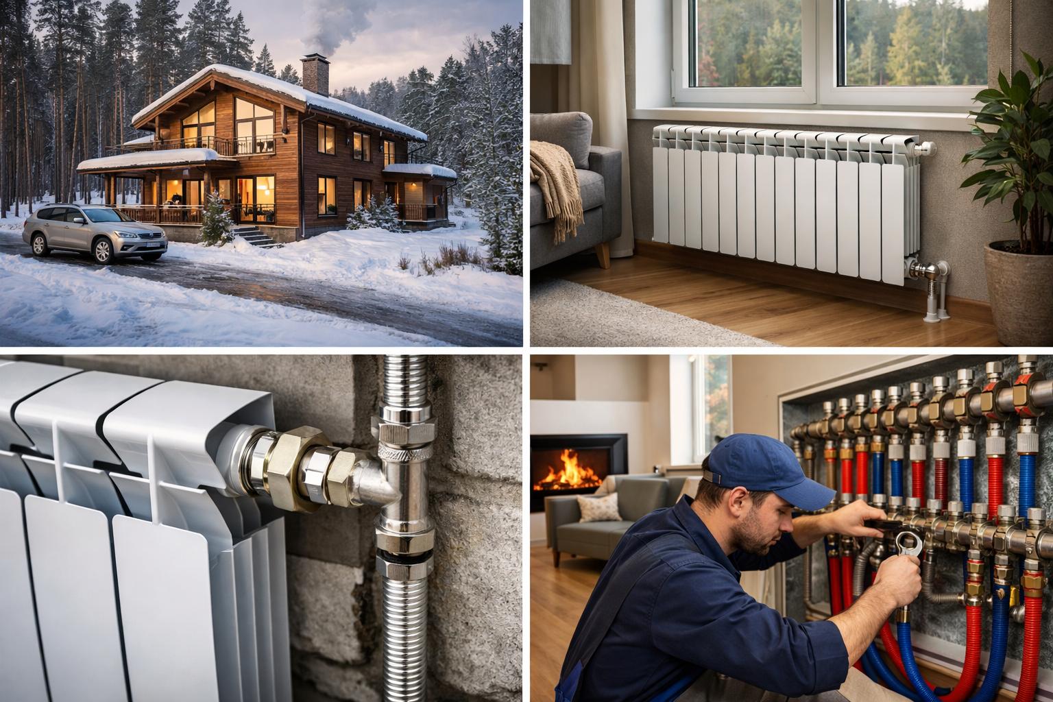 Преимущества алюминиевого отопления для домов в Звенигороде