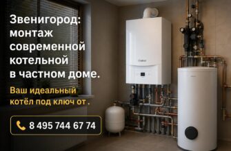 Звенигород: монтаж современной котельной в частном доме