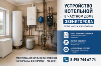 Устройство котельной в частном доме Звенигорода