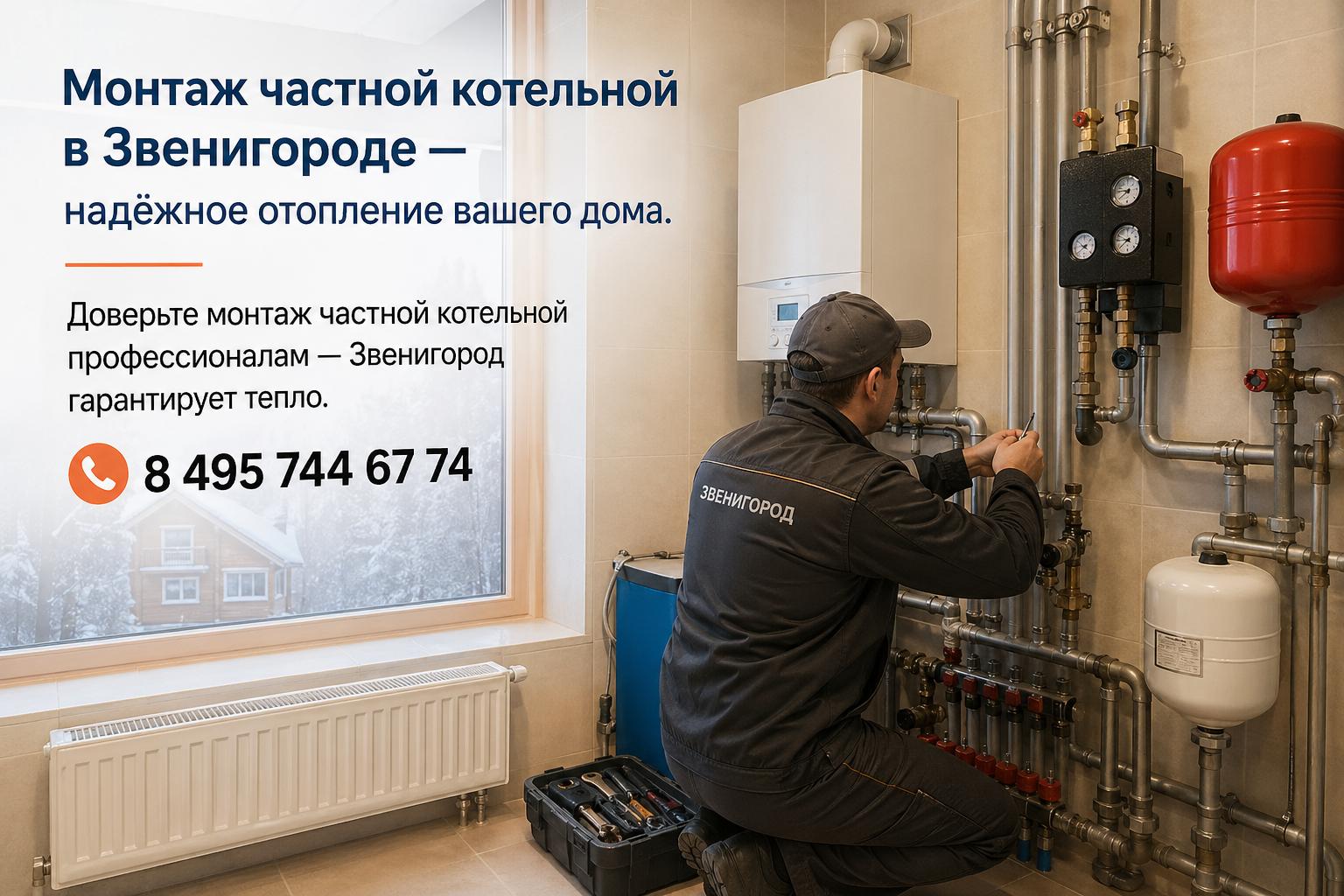 Доверьте монтаж частной котельной профессионалам — Звенигород гарантирует тепло