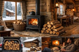 Дровяное отопление дачи в Звенигороде