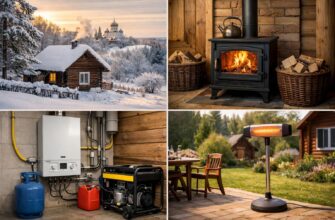 Виды дачного отопления в Звенигороде