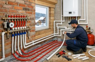 Звенигород: отопление дома пластиковыми трубами