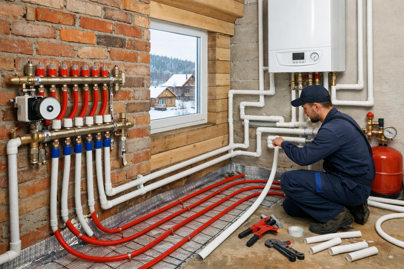 Почему пластиковые трубы — идеальный выбор для отопления домов в Звенигороде