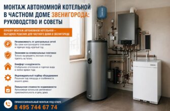 Монтаж частной котельной в Звенигороде