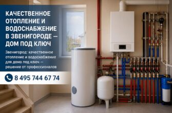 Качественное отопление и водоснабжение в Звенигороде