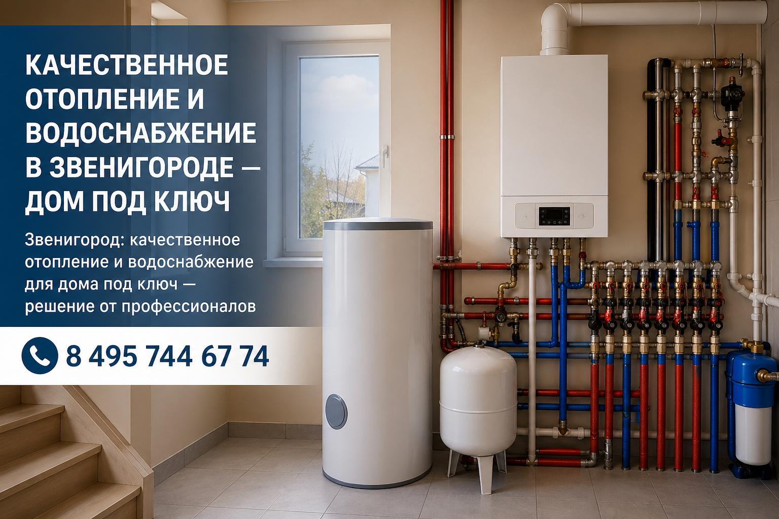 Звенигород: качественное отопление и водоснабжение для дома под ключ — решение от