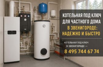 Котельная под ключ для частного дома в Звенигороде