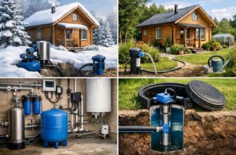 Водоснабжение дачного домика в Звенигороде