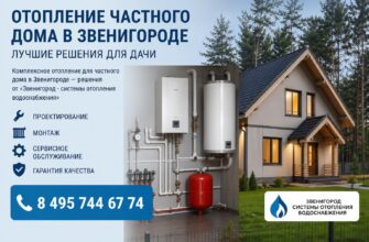 Дизельное отопление частного дома в Звенигороде