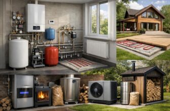 Отопление частного коттеджа в Звенигороде