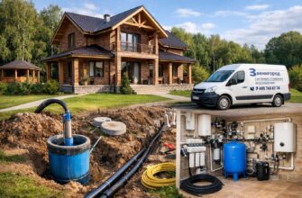 Водоснабжение коттеджа в Звенигороде под ключ