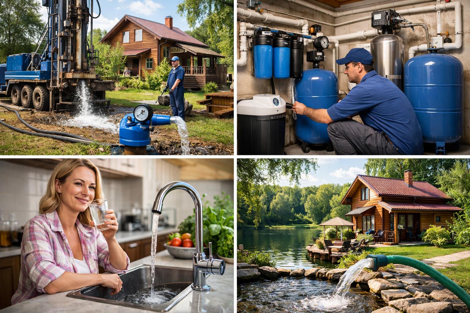 Почему выбирают профессиональное водоснабжение дачи в Звенигороде