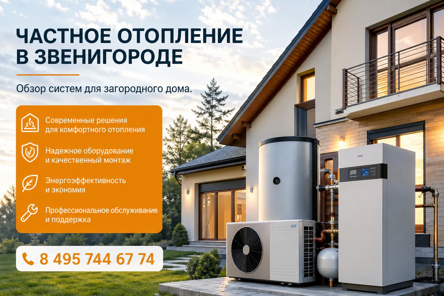 Современные решения частного отопления в Звенигороде — обзор возможностей для загородного дома