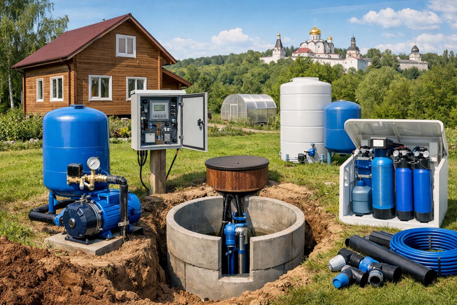 Звенигород Водоснабжение для частного дома — комплексные решения от