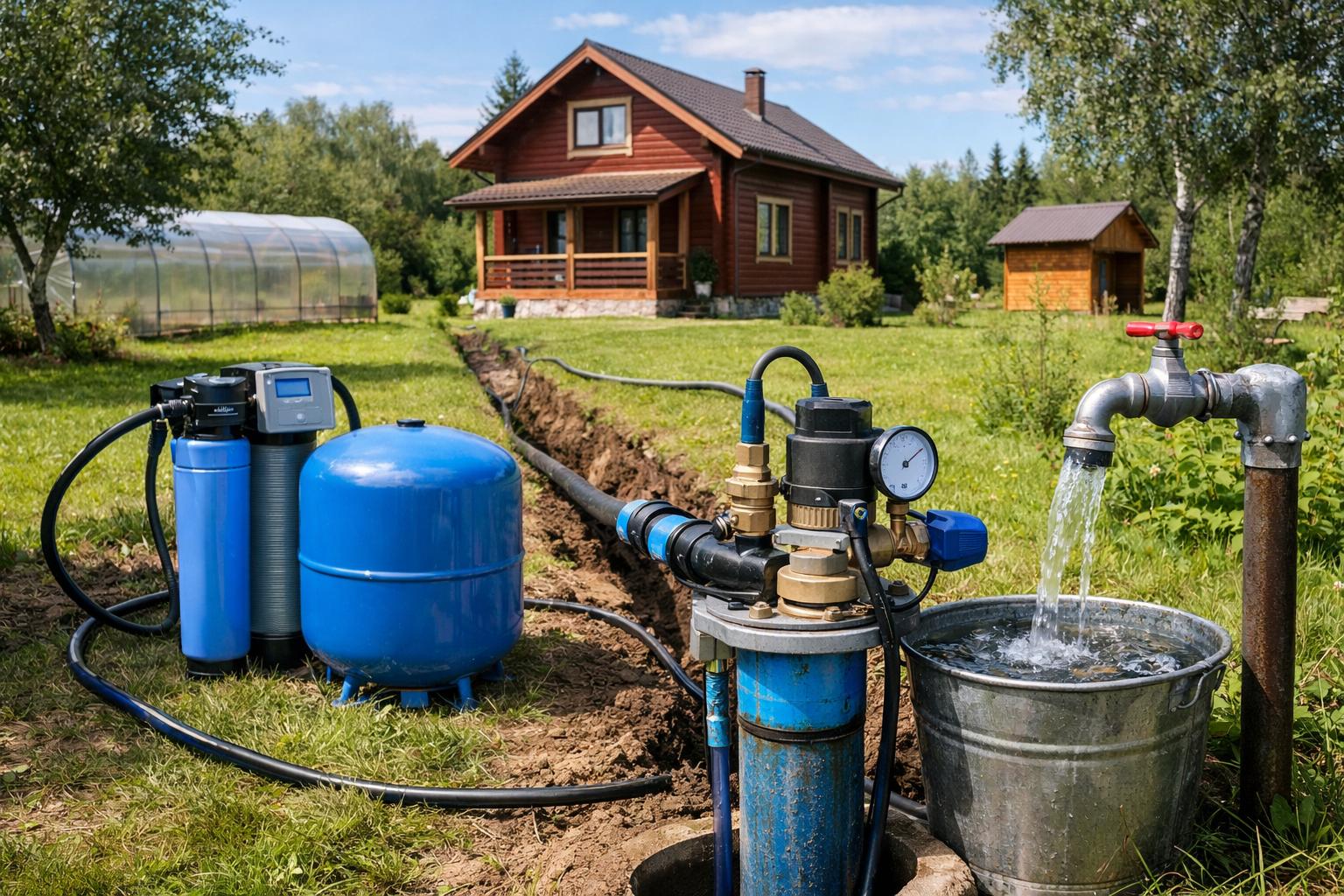 Звенигород Водоснабжение дачи из скважины — полный гид и профессиональные услуги от