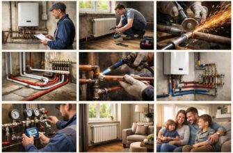 Перепланировка системы отопления в частном доме в Звенигороде