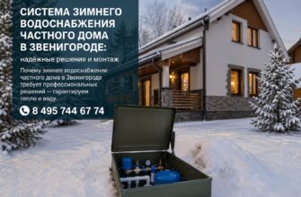 Система зимнего водоснабжения частного дома в Звенигороде