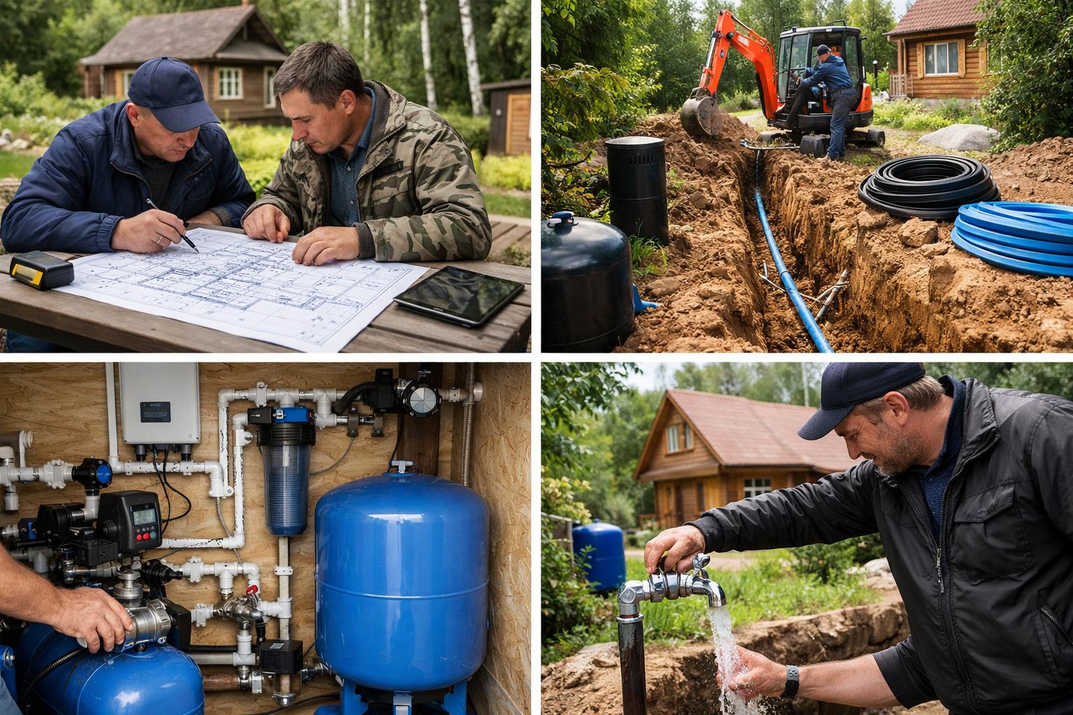 Звенигород Монтаж водоснабжения для дачи — комплексные решения от проекта до запуска