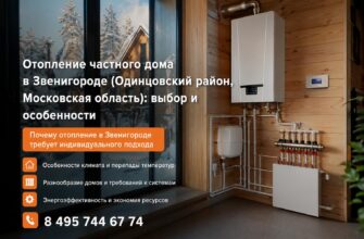 Отопление частного дома в Звенигороде (Одинцовский район, Московская область)