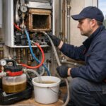 Промывка теплообменника котла в Звенигороде