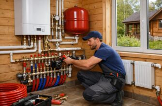 Монтаж отопления для дачи в Звенигороде