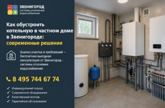 Как обустроить котельную в частном доме в Звенигороде
