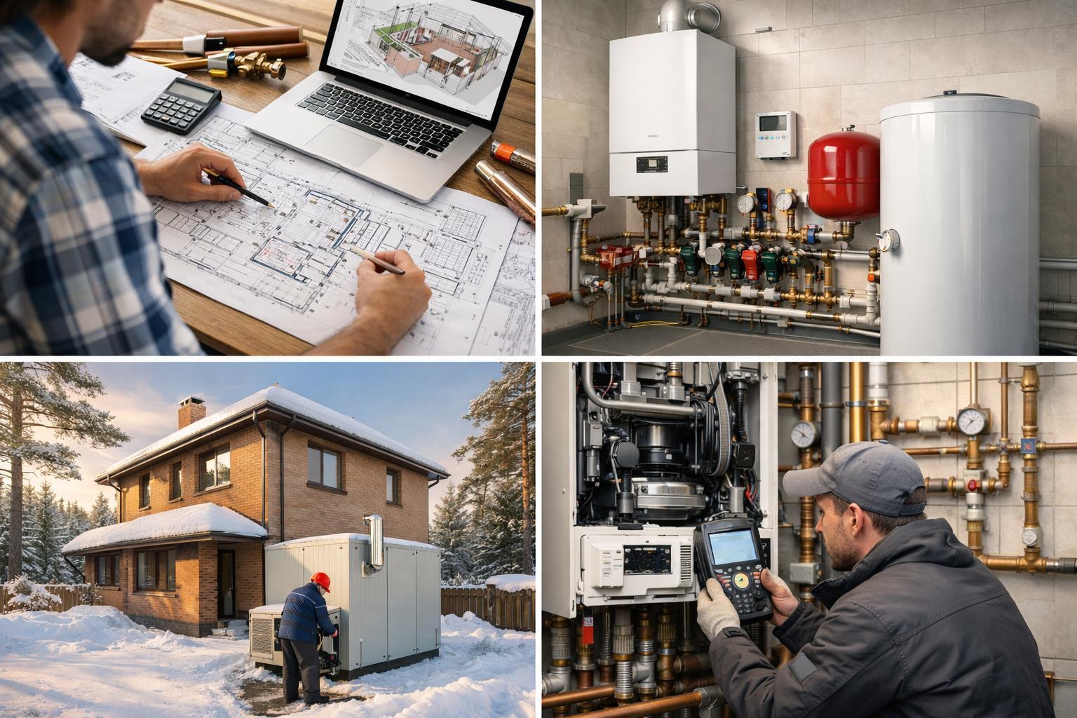 Звенигород Отопление коттеджа под ключ — полный цикл услуг от «Звенигород - системы отопления водоснабжения 8 495 744 67 74»