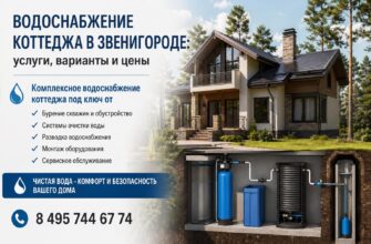 Водоснабжение коттеджа в Звенигороде