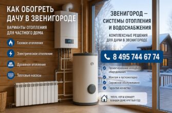 Как обогреть дачу в Звенигороде