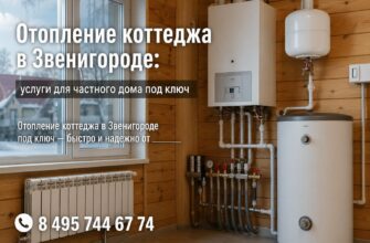 Отопление коттеджа в Звенигороде: услуги