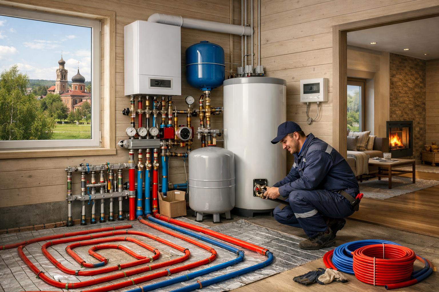 Индивидуальные проекты водяного отопления под ключ — комфорт и экономия сразу после монтажа