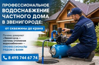 Профессиональное водоснабжение частного дома в Звенигороде