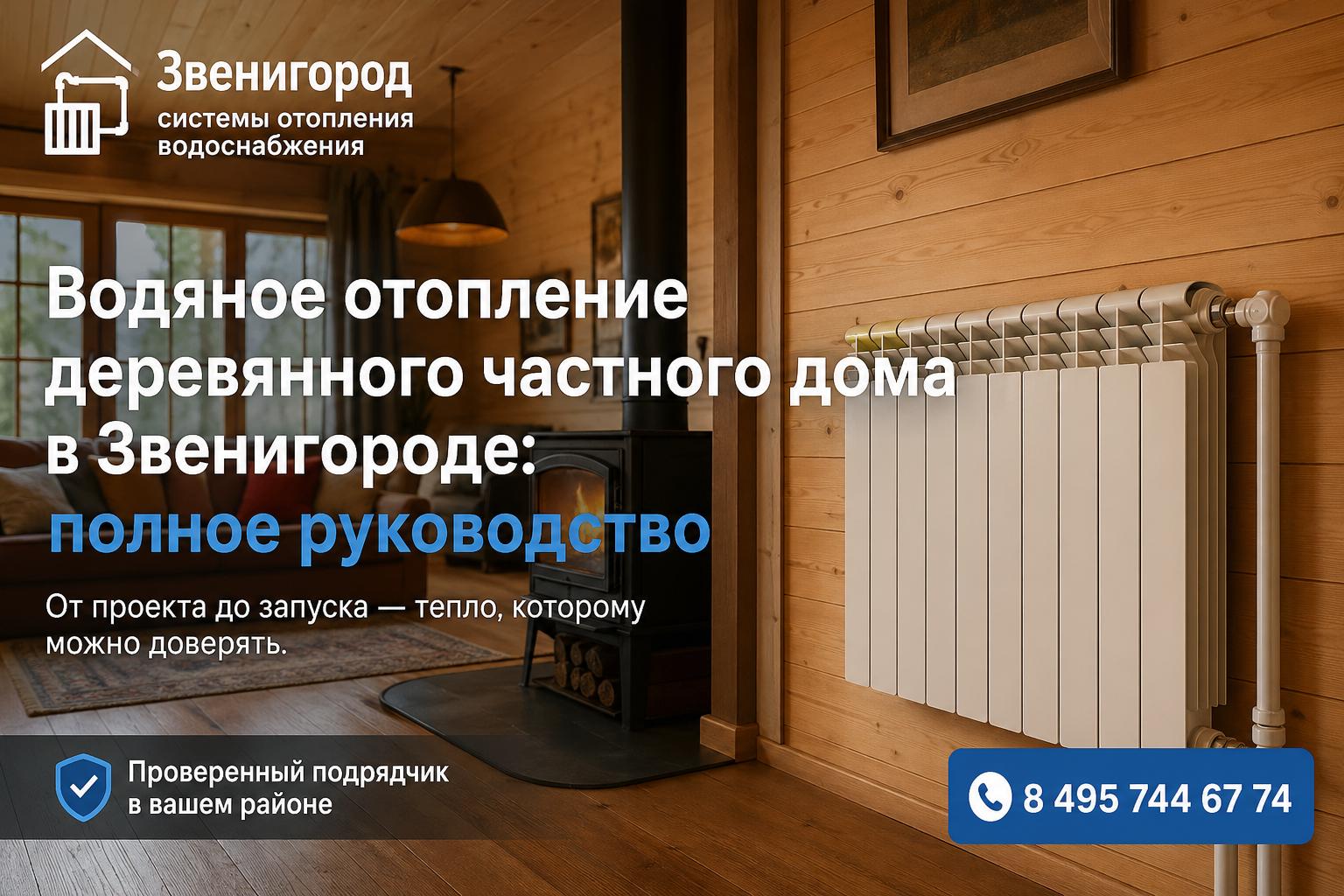 О компании «Звенигород — системы отопления водоснабжения 8 495 744 67 74»: проверенный подрядчик в вашем районе