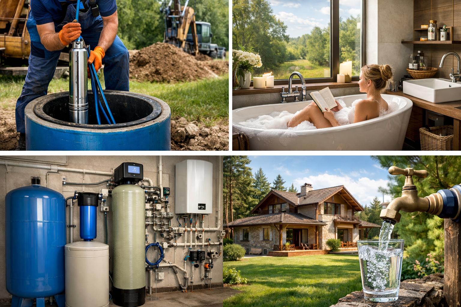 Почему частное водоснабжение — лучшее решение для коттеджа в Звенигороде: комфорт, экономия, независимость!