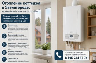 Индивидуальное отопление дачи в Звенигороде