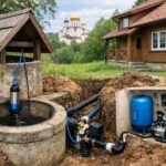 Водоснабжение коттеджа из колодца в Звенигороде