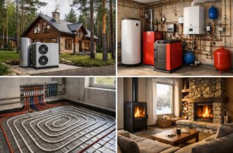 Отопление коттеджа в Звенигороде