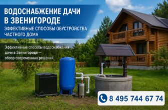 Водоснабжение дачи в Звенигороде: эффективные способы
