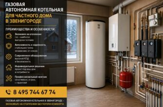 Газовая автономная котельная для частного дома в Звенигороде