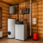 Отопление деревянного коттеджа в Звенигороде